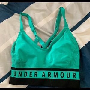 Teal & Black XS Under Armor sports bra/ top